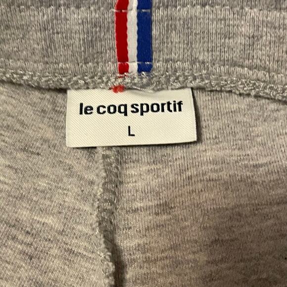 Le Coq Sportif Grey Joggers Sweatpants Cotton Size L - Picture 2 of 14